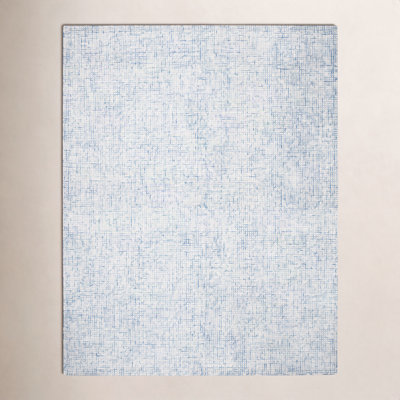 Rowe Handmade Ivory/Blue Rug