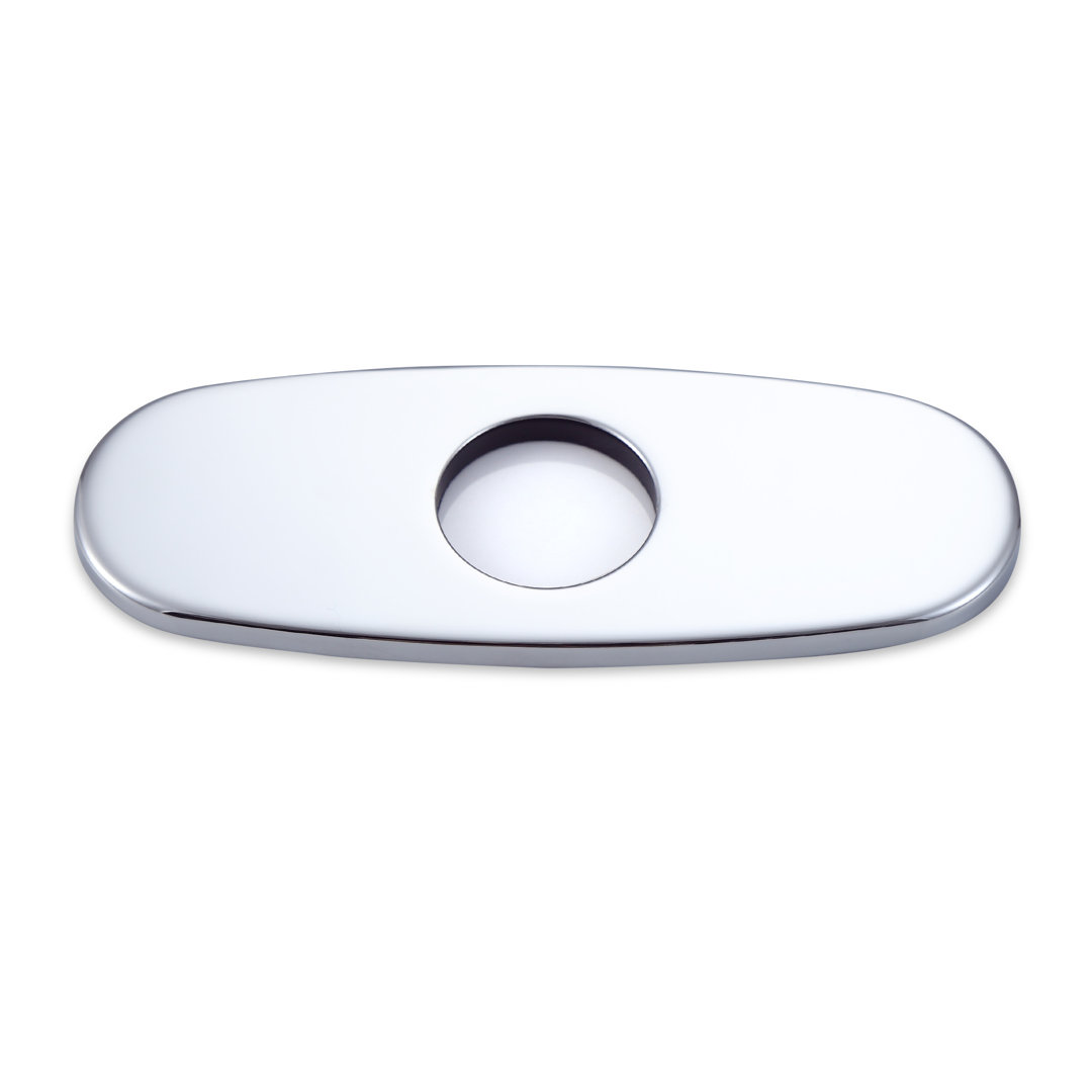 Bathroom Vessel Vanity Sink Faucet 4" Hole Cover Deck Plate Escutcheon Luxier 