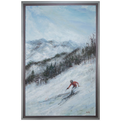 Tips Down Framed Print