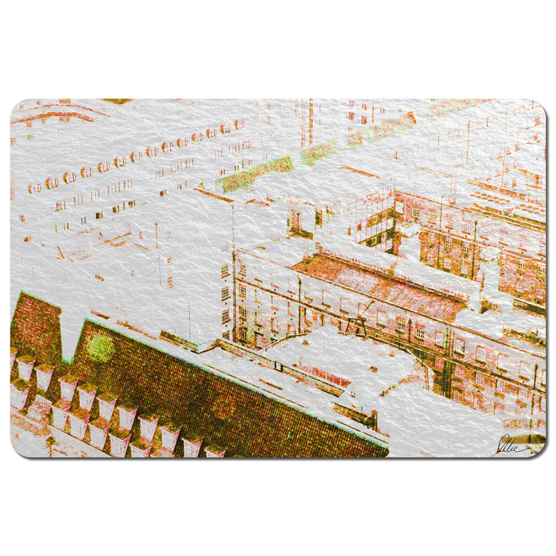 Quito No Pattern Rectangle Placemat, Brown