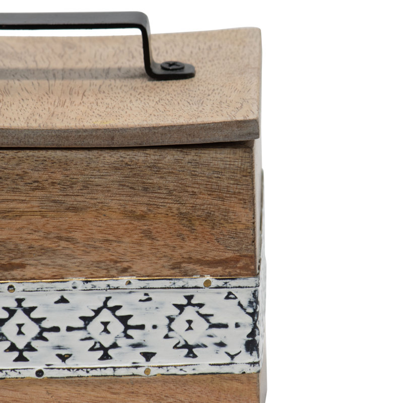Union Rustic Solid Wood Bin