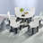 Modern Dining Table Sets(must Include Both Table And Chair), Mdf Marble