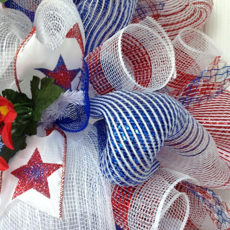 Couronne florale patriotique