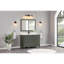 48" Cadet Finish Solid Wood Sink Vanity  With 1' Artificial Stone Top-1007424493
