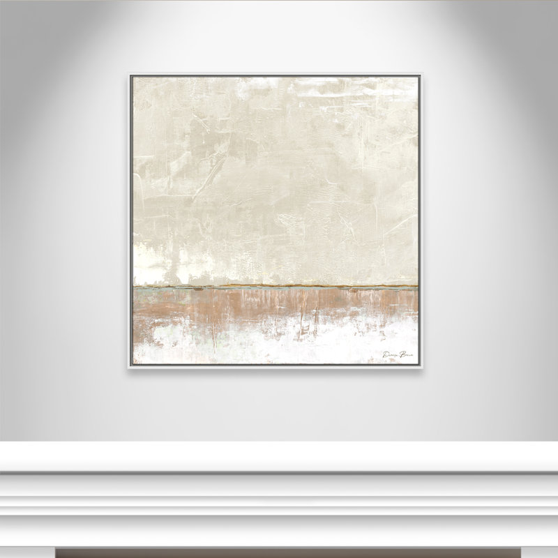 Delevan Better Days 2 - reproduction sur toile avec cadre flottant, H 37,5 po x l 37,5 po, Blanc