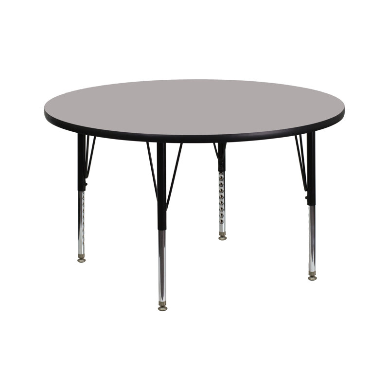 Table d'activité 42 po Goddard, Gris, 30.25" H x 42" W x 42" D