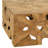 Billiot 47-inch Rectangular Teak Root Block Style Coffee Table, Natural Finish
