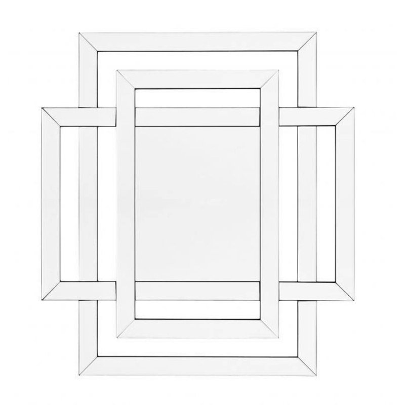 Mortimer Flat Wall Mirror, Silver