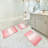 Murri Ombre Bath Rug Set, Bath Mat Set for Bathroom Water Absorbent Soft Microfiber Shaggy-1439382022