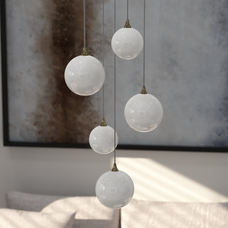 Perla 5 - Light Pendant, White