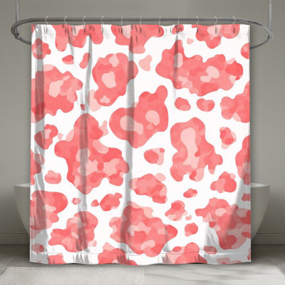 Rideaux de douche à motif léopard très long