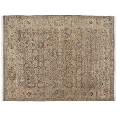 One-of-a-Kind Rectangle 9'1" X 11'8" Hand Knotted Area Rug