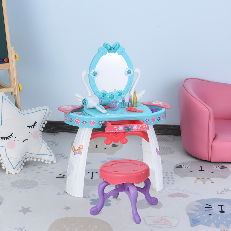 Coiffeuse pour enfant avec miroir Gaudy