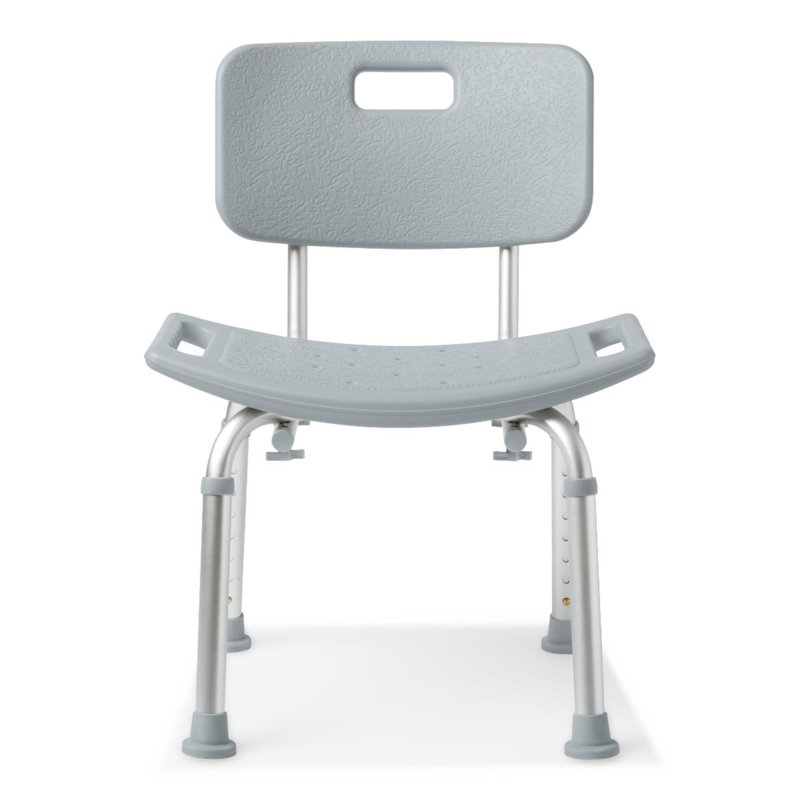 Aluminum Shower Chair With Back