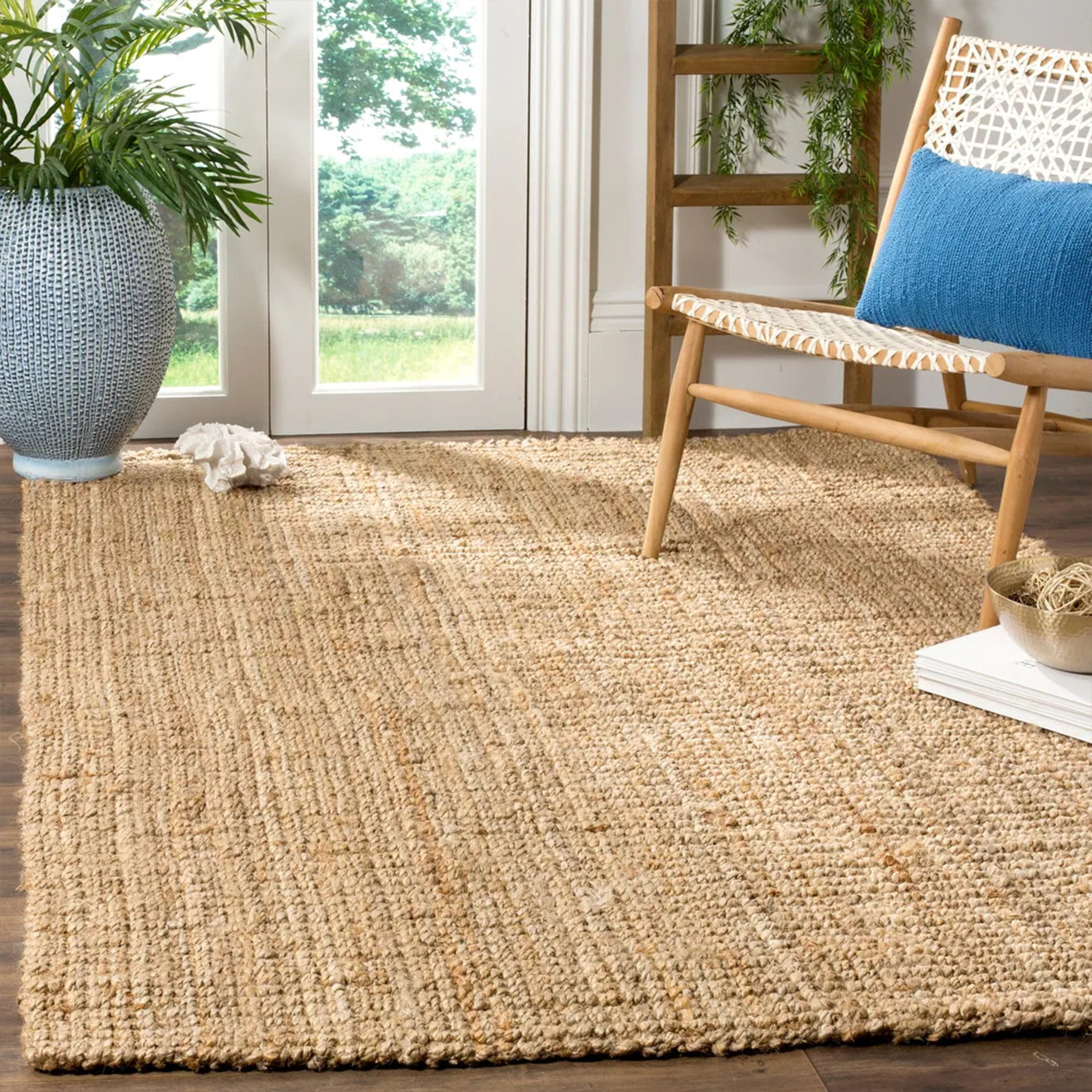 Highland Dunes Calidia Flatweave Solid Color Rug & Reviews | Wayfair