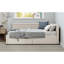 Lit d'angle simple tapissier en lin beige avec design en forme de L, deux tiroirs de rangement, idéal pour les petites pièces couleur de lit de jour, confort ergonomique intégré-1480636735