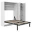 Lit escamotable avec casiers et armoires escamotables-112693535