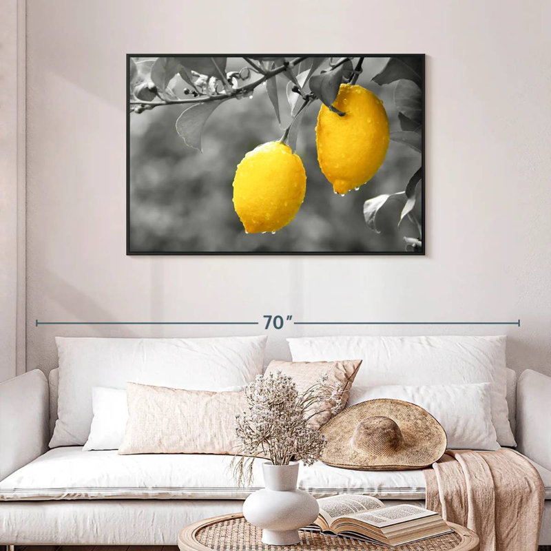 Yarlin Lemons Pop, 29" H x 43" W