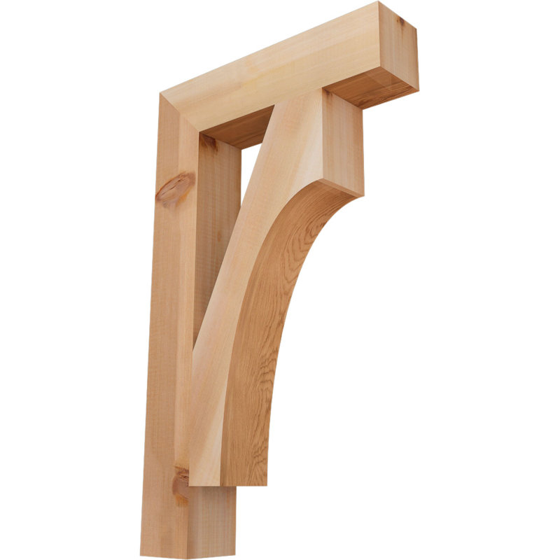 Support Westlake Block, Cèdre rouge de l'Ouest (lisse), H 30 po x l 3,5 po x P 18 po