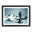A Chess Battle - Framed Print-55457448-55457453