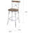 Veale Yahir Armless Bar Stool-25766621