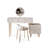 Makeup Vanity with Light mirror,5 drawers,1 chair