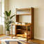 Bureau pliant multifonctionnel en bambou - Conception peu encombrante pour le bureau et la maison