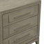 Ensemble de chambre avec grand lit tapissier et deux tables de chevet Chantee-1527166371