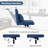 Linen Criss Cross Armless Office Chair With Wheels, Adjustable Swivel Ergonomic Chair With Extra Pillow For Home Office, Meditation & Makeup Area-1039018438-1039018457