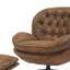 Azura Swivel Accent Chair with Footstool