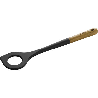 Ustensile de cuisine en silicone avec poignée en bois Staub, cuillère à risotto
