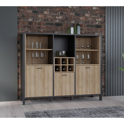 Lorrayne 139.4 cm W Display Cabinet