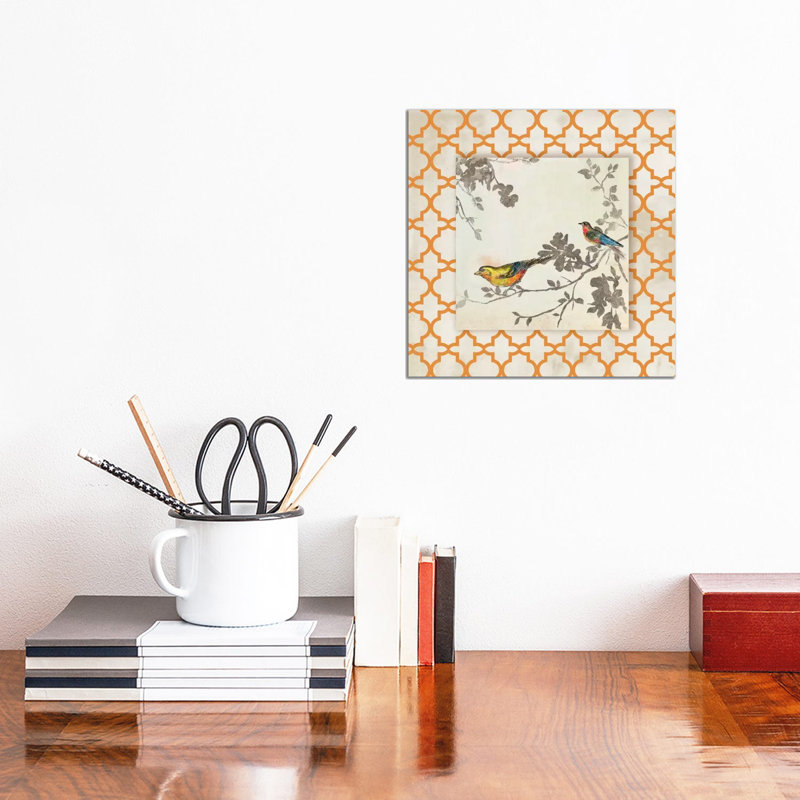 Audubon Tile IV by Asia Jensen - Wrapped Canvas Print