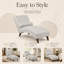 Méridienne rembourrée de style Mid-Century courbé avec chambre à coucher ou coin lecture inclus-129523094