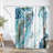 Abstract Shower Curtain Marble Petroleum by PI Creative Art-101756657
