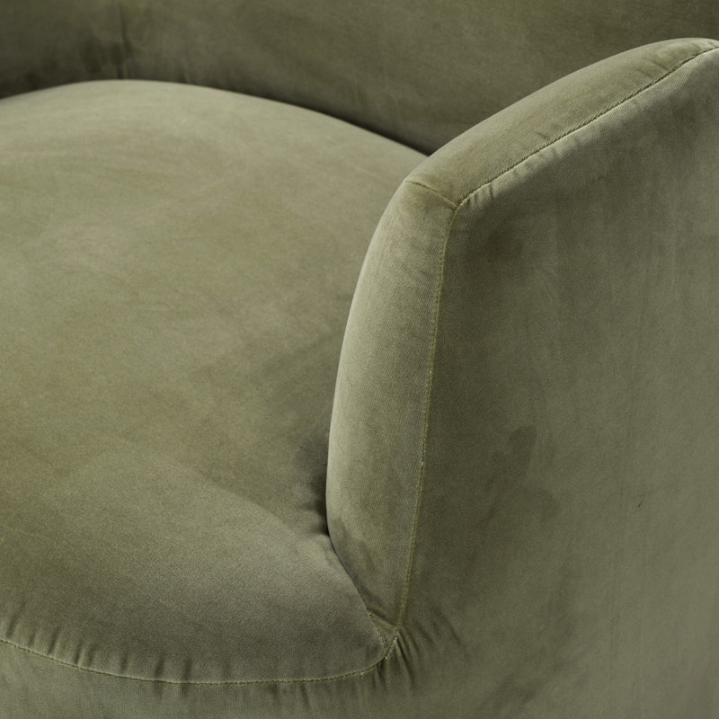 Reed Swivel Armchair, Sapphire Sage Polyester Blend