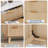 Modern Fluted 9 Drawer Dresser, 54" Wide Chest with Faux Marble Top, TV Stand, Living Room Hallway Wood Organizer-1796823497