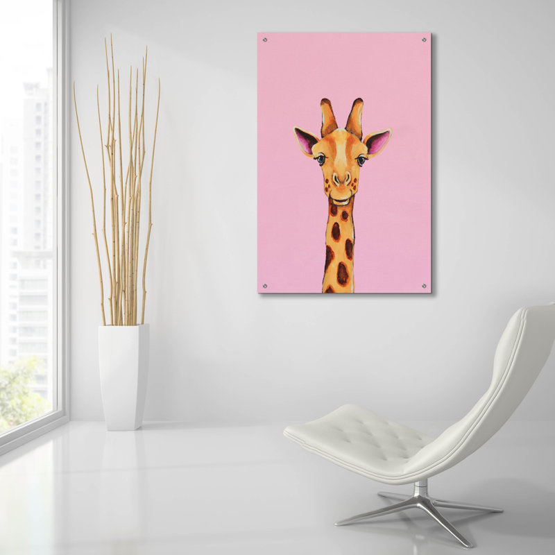 «Baby Giraffe» par Lucia Stewart, H 36 po x l 24 po