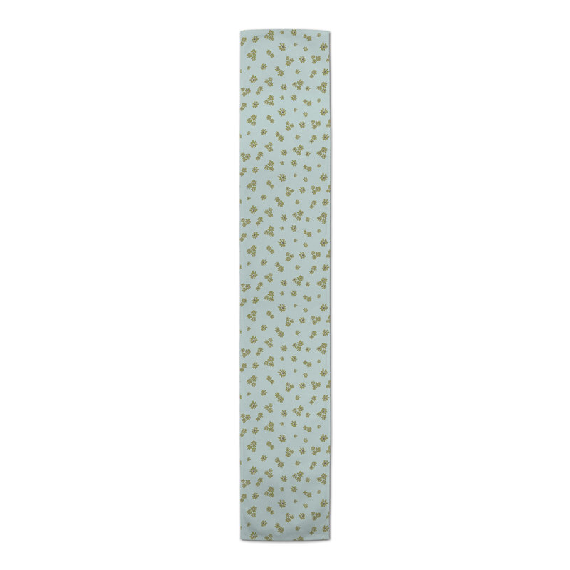 Chemin de table Floral, L 90 po x l 16 po, Vert