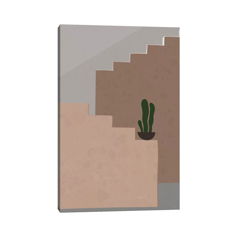 Stairs 1 Piece Wrapped Canvas Wall Art, 66.04 cm H x 45.72 cm W x 3.175 cm D