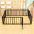 Elegant Metal Floor Bed With Door And Safety Fence Design-793140244-793140247