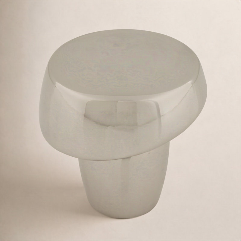 Florham Round Cabinet Knob, Polished Nickel