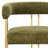 25" Upholstered Gold Chenille Counter Stool-992046054