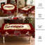 Nappe rouge en polyester lavable
