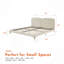 Lit en velours de luxe, tête de lit rembourrée moelleuse, aucun sommier requis, limite de 500 lb-1813967659-1813967656