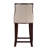 Fifth Avenue Traditional Vegan Leather Upholstered Beech Wood Counter Stool in Cream-28260507-53598450