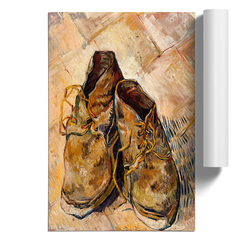 Shoes by Vincent van Gogh - Frameless Print, 59cm H x 42cm W x 0.1cm D