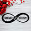 Art mural en métal personnalisé personnalisé Infinity Love-208201801-209029036