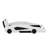 Twin Race Car-Shaped Platform Bed With Wheels-1926867856