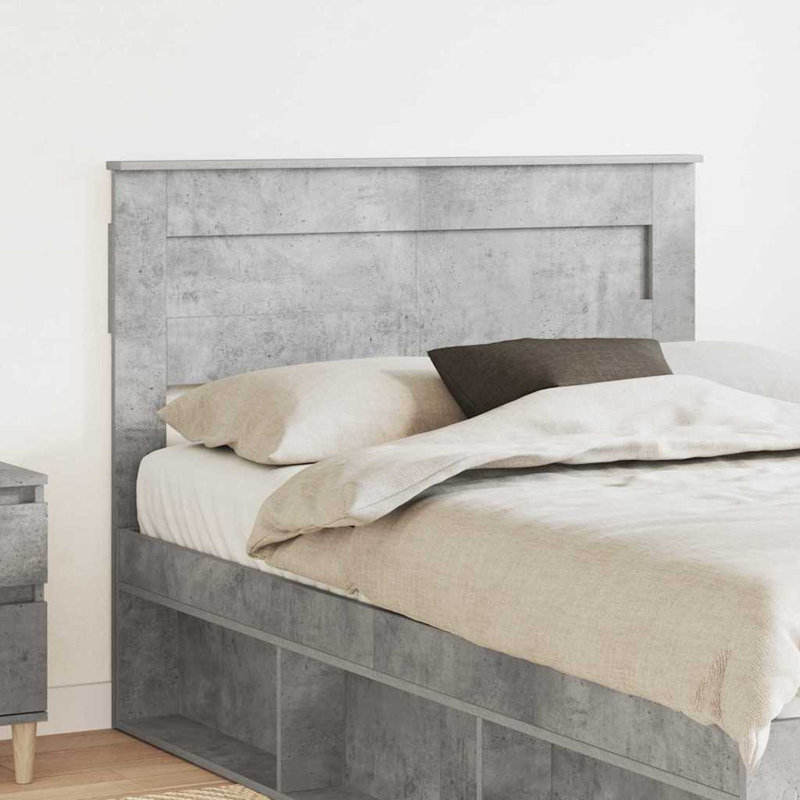 Headboard, EU Double - 135 x 200 cm, Concrete Grey